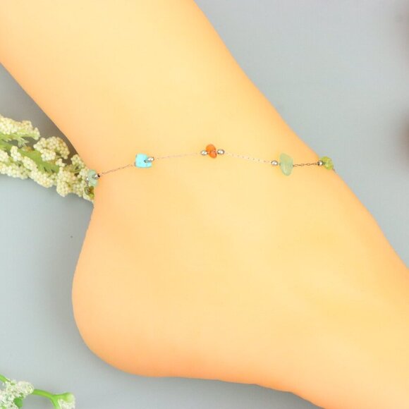 "Handmade Anklet – A Stylish Choice for Women, Thoughtful Gift Idea, EVCH1106 - Picture 8 of 9